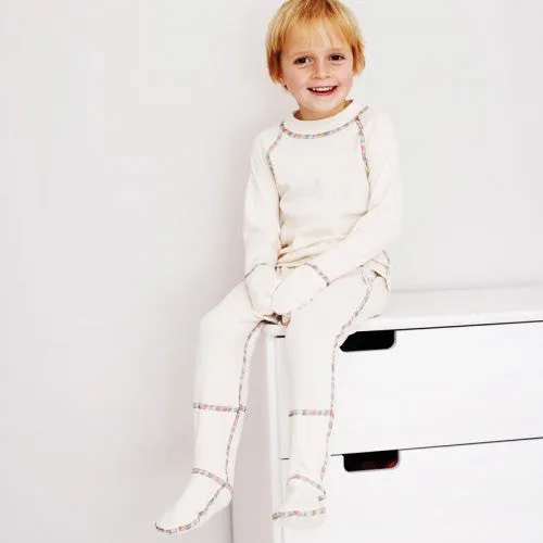 100% Organic Cotton Footed Pants for Kids