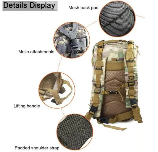 30L Molle Military Tactical Backpack