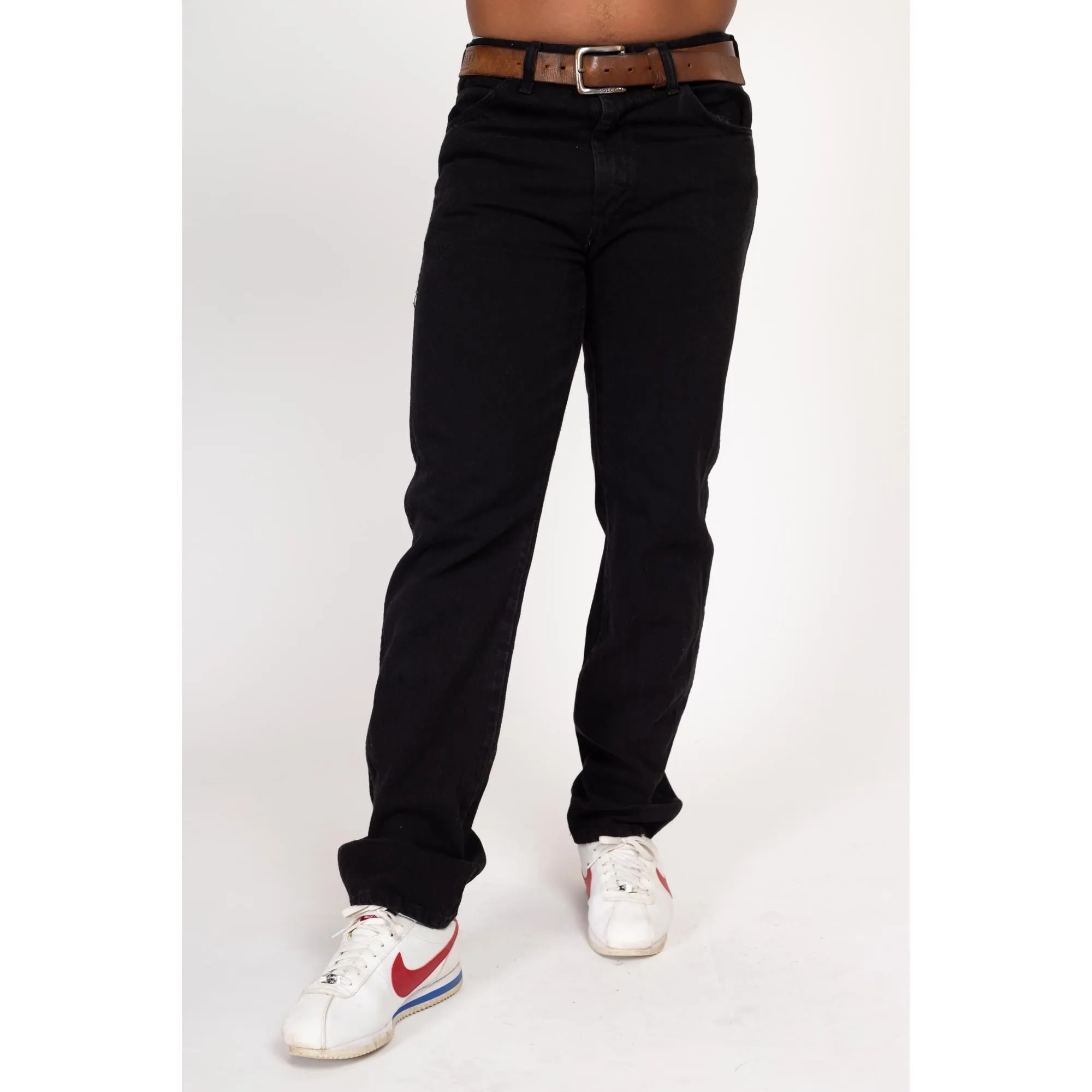 34x34 90s Black Straight Leg Jeans