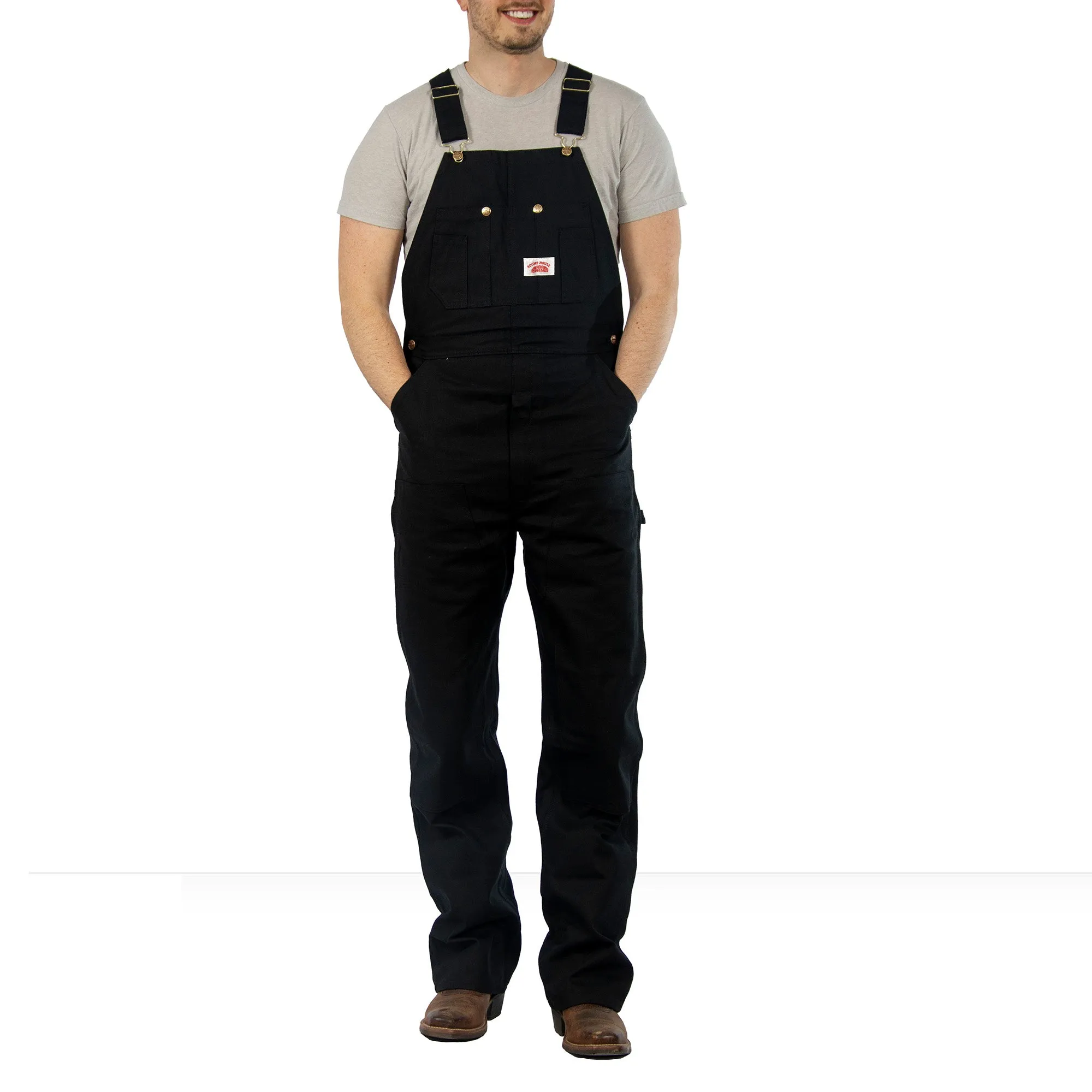 #383 Made in USA Heavy Duty Black Duck Bib Overalls