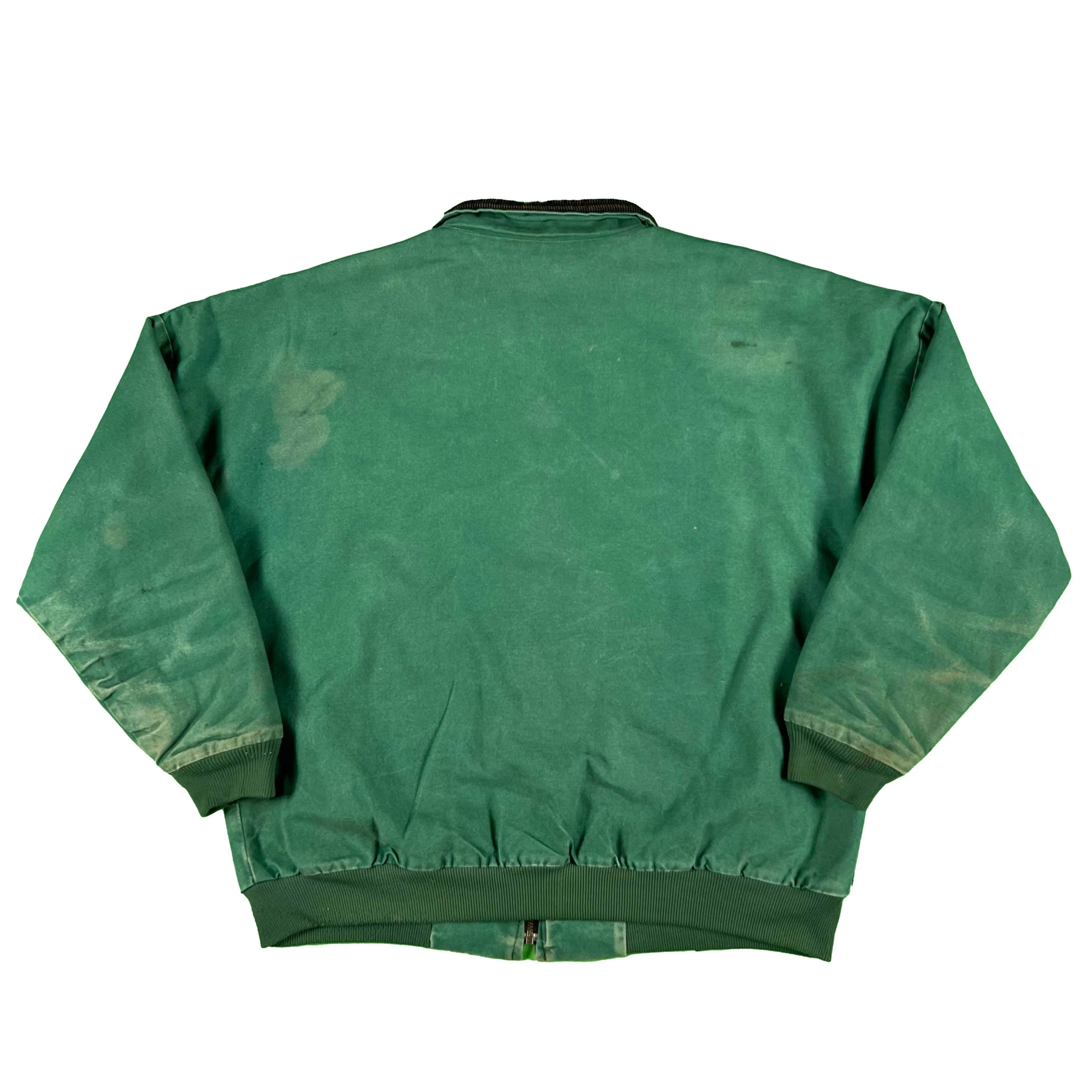 80s K Products Sun Faded Green Canvas Work Jacket- XL