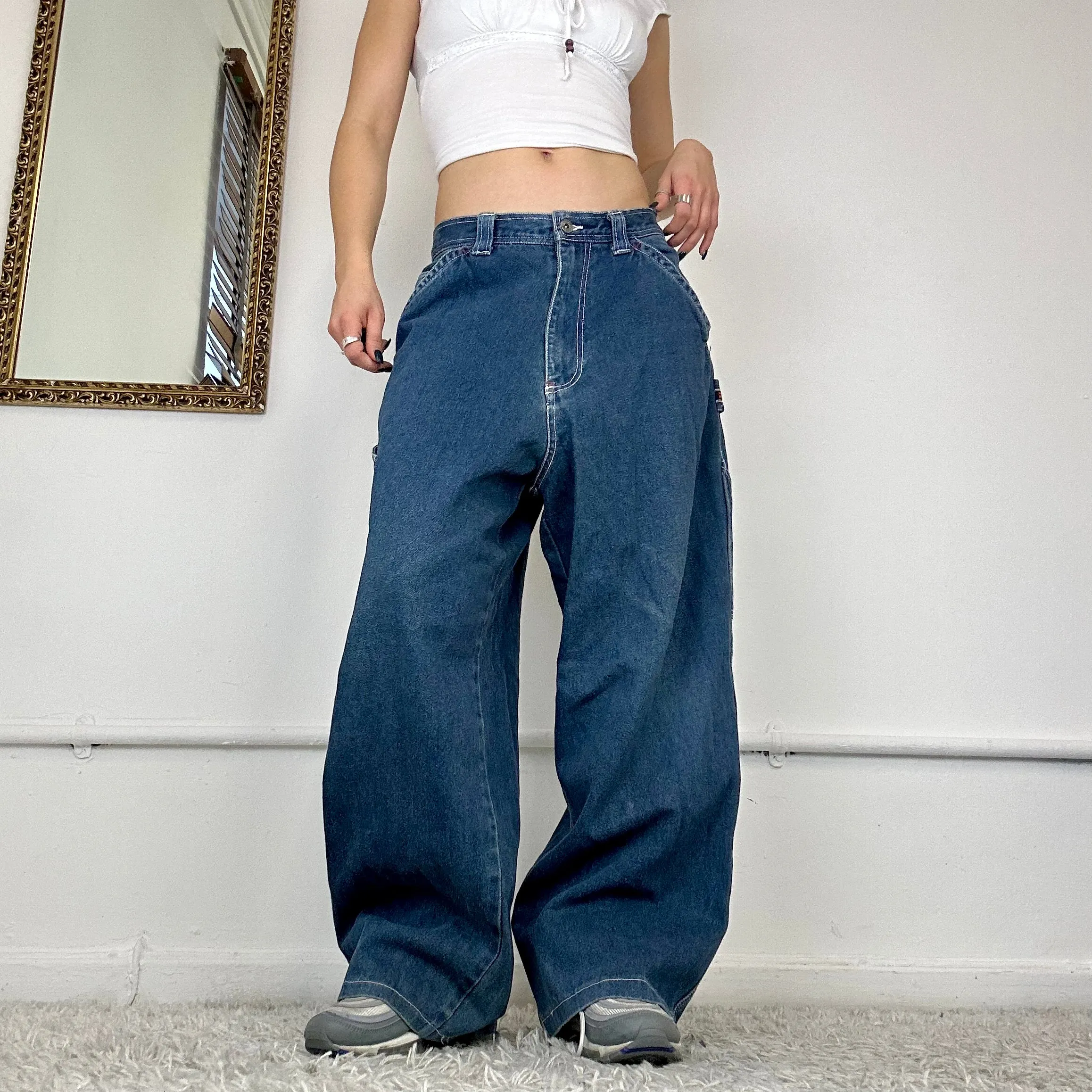 90s baggy hobo cargo jeans