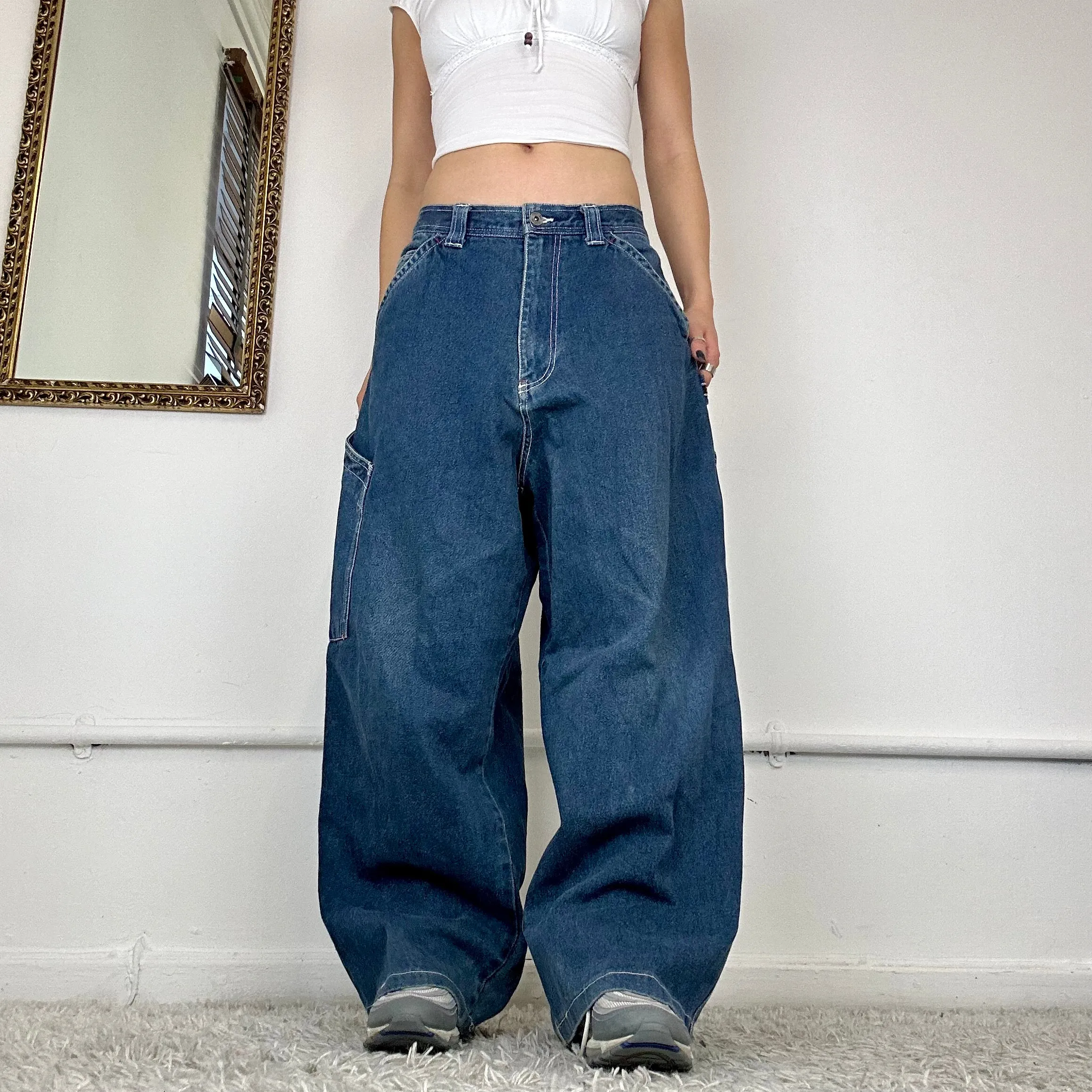 90s baggy hobo cargo jeans