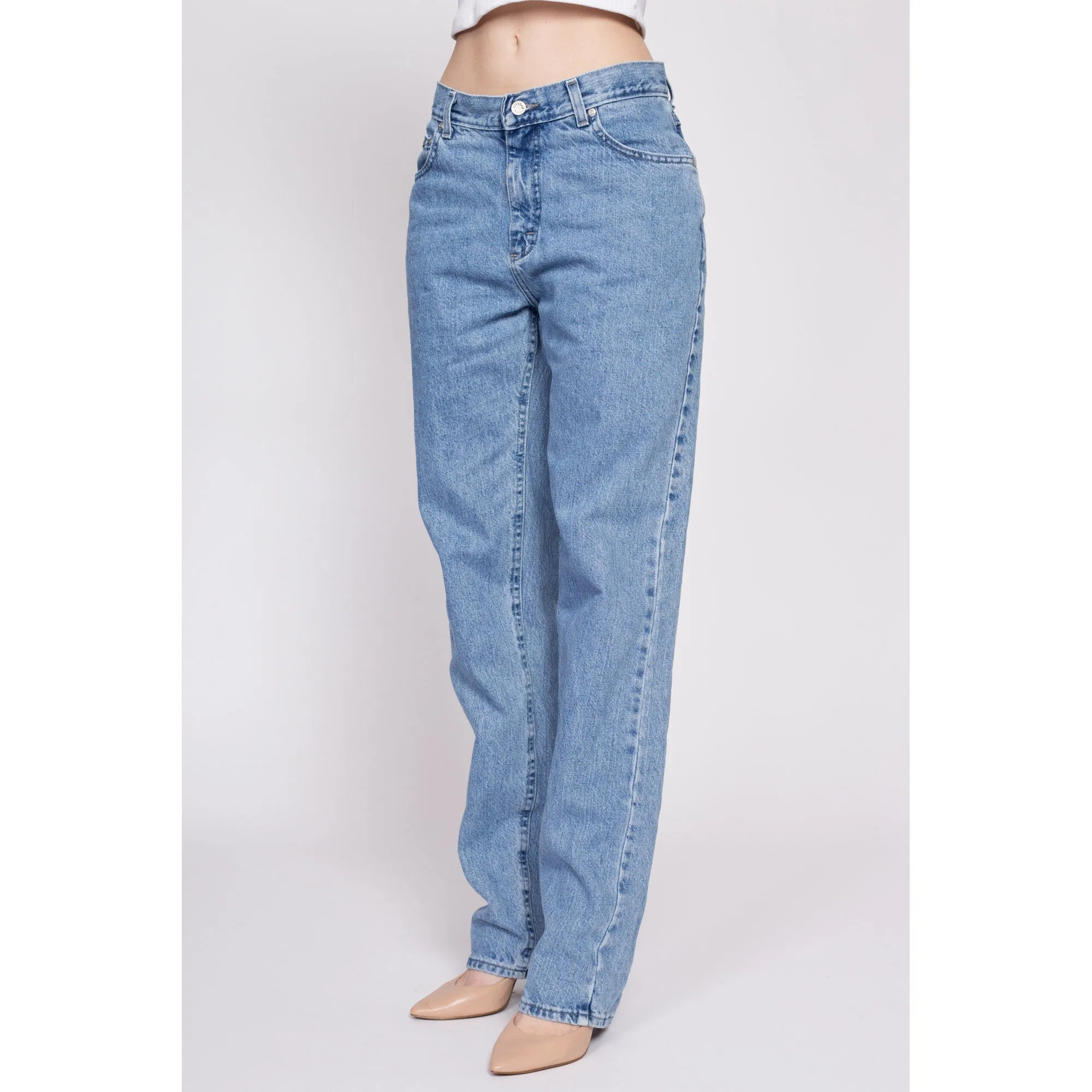 90s High Waisted Lee Jeans - Medium Long, 30"