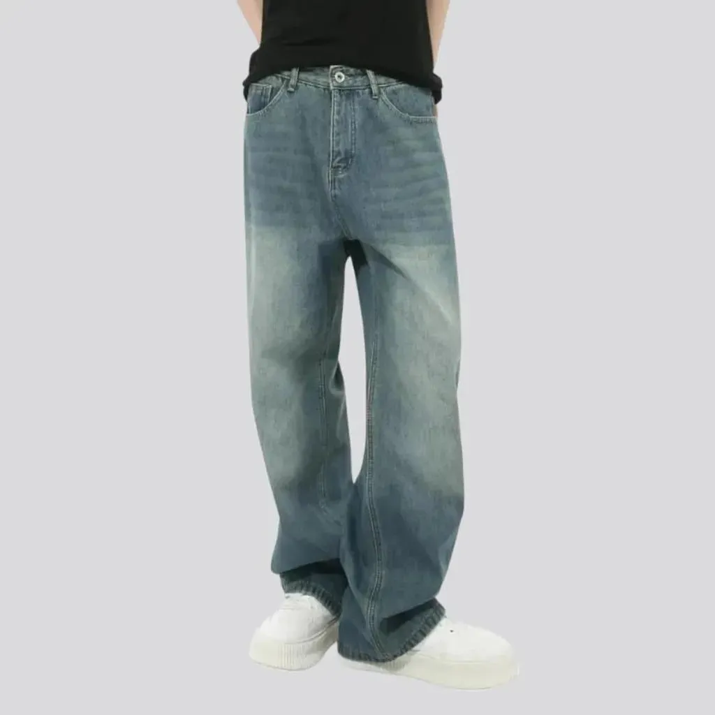 90s vintage style baggy jeans for men