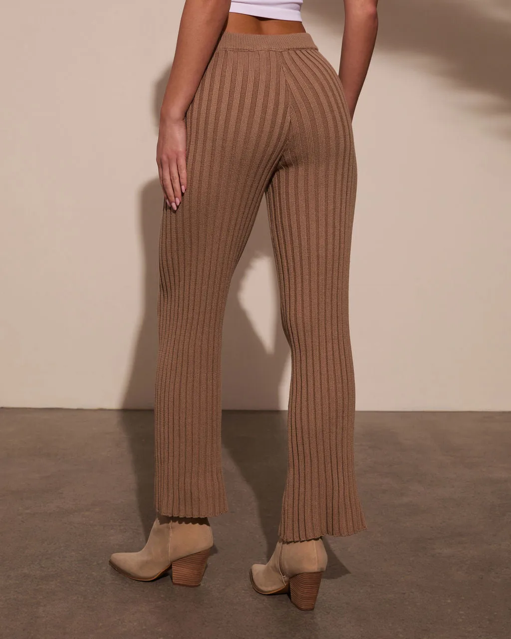 Always Home Ribbed Flare Pants