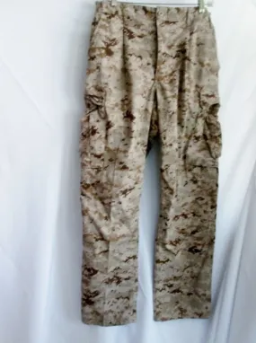 ARMY COMBAT MILITARY Pants MARPAT CAMOUFLAGE Desert Trouser 31-35 BROWN US AMERICAN