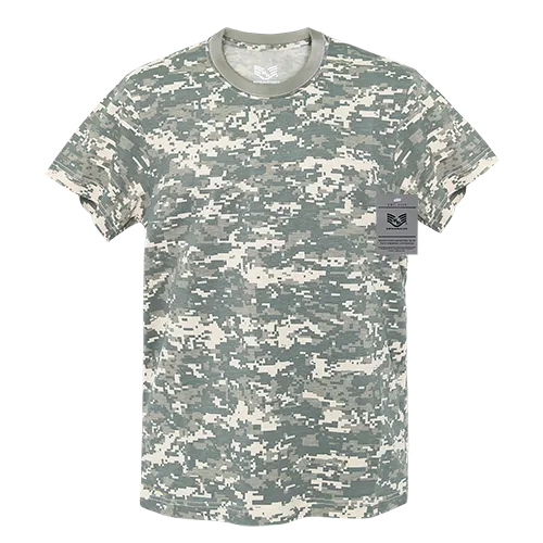 Camo T-Shirt, Camouflage Military Shirt, 100% Cotton - Rapid Dominance R38