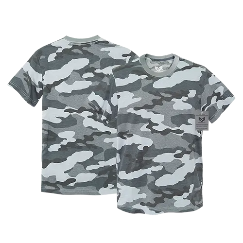 Camo T-Shirt, Camouflage Military Shirt, 100% Cotton - Rapid Dominance R38