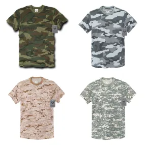 Camo T-Shirt, Camouflage Military Shirt, 100% Cotton - Rapid Dominance R38