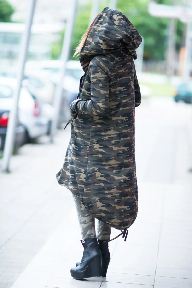 Camouflage Hooded Vest LILY