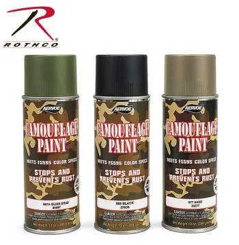 Camouflage Spray Paint