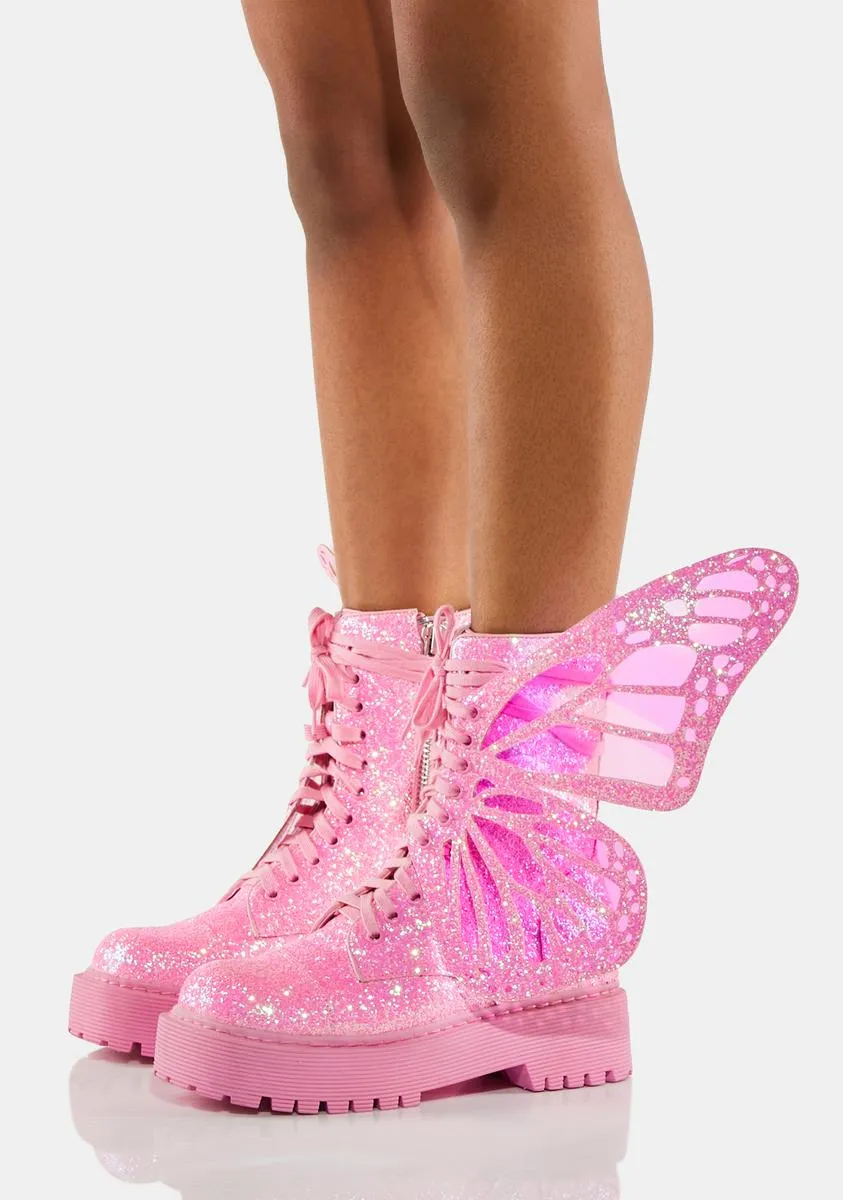 Candy Metamorphic Butterfly Boots