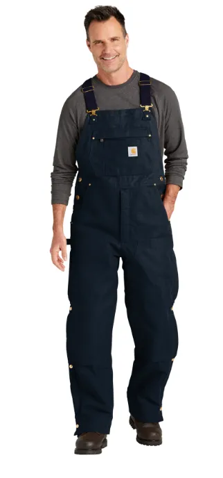 Carhartt® Firm Duck Insulated Bib Overalls