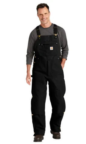 Carhartt® Firm Duck Insulated Bib Overalls