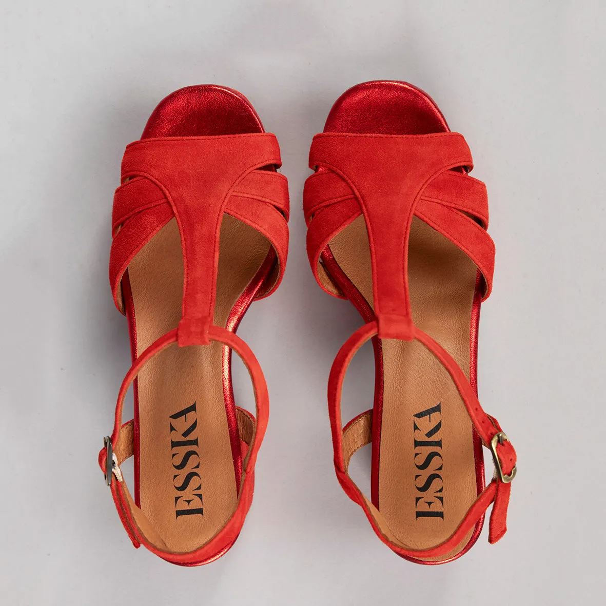 Charlie Red Suede