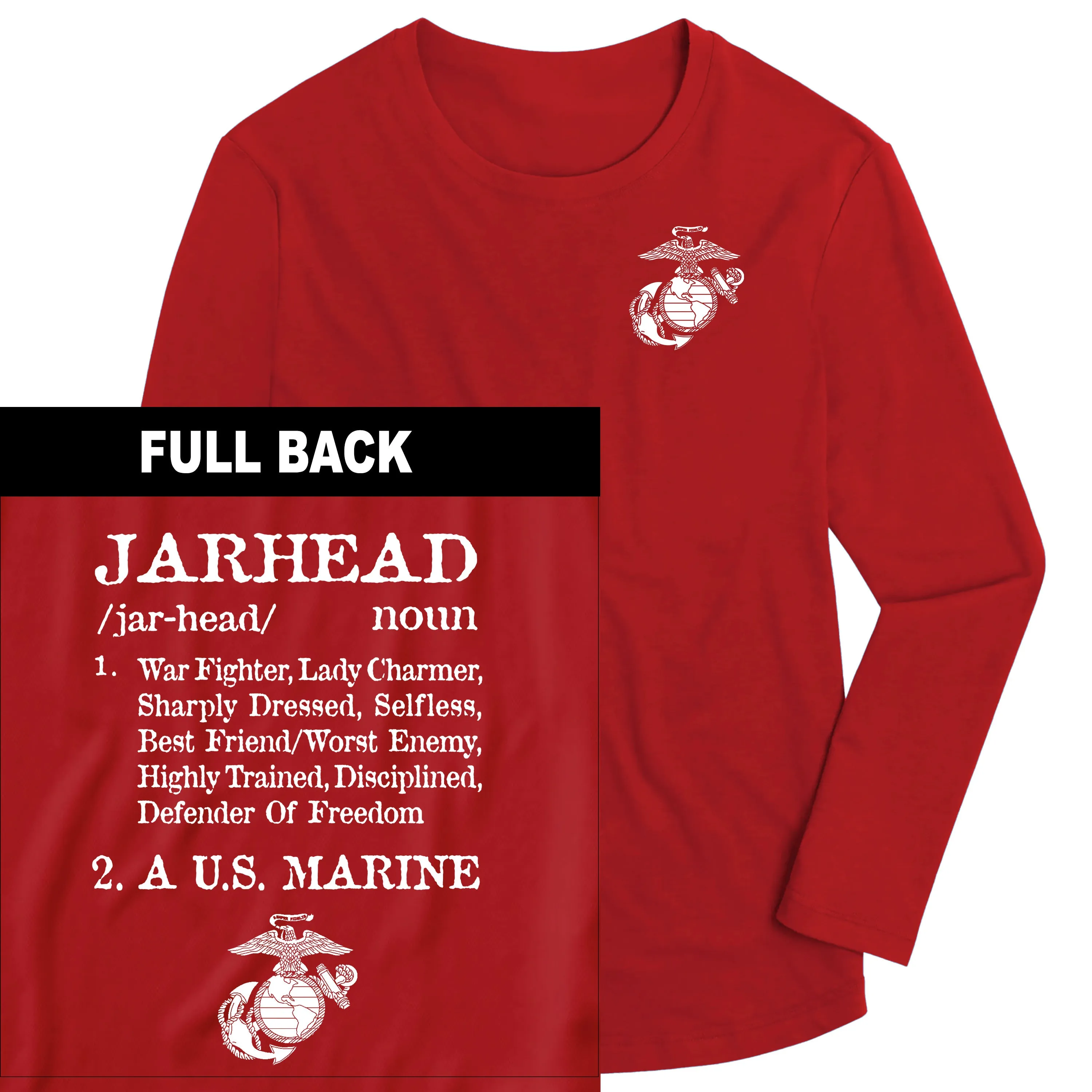 Combat Charged Jarhead Performance Long Sleeve Tee