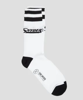 Corgi Exclusive Snyder's Logo Sock in White/Black