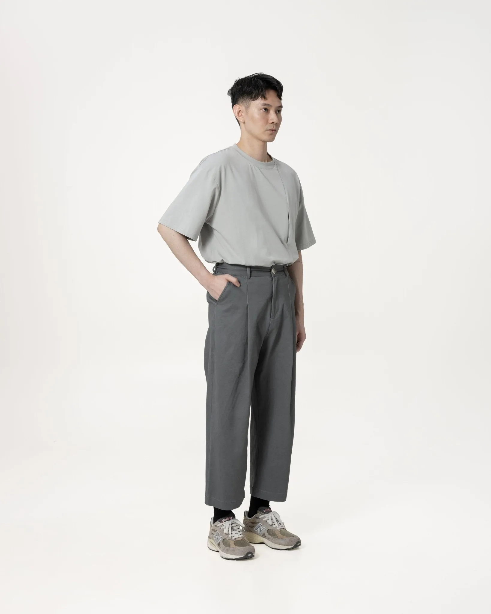 GRAYE Straight Cut Pants - Steel Gray