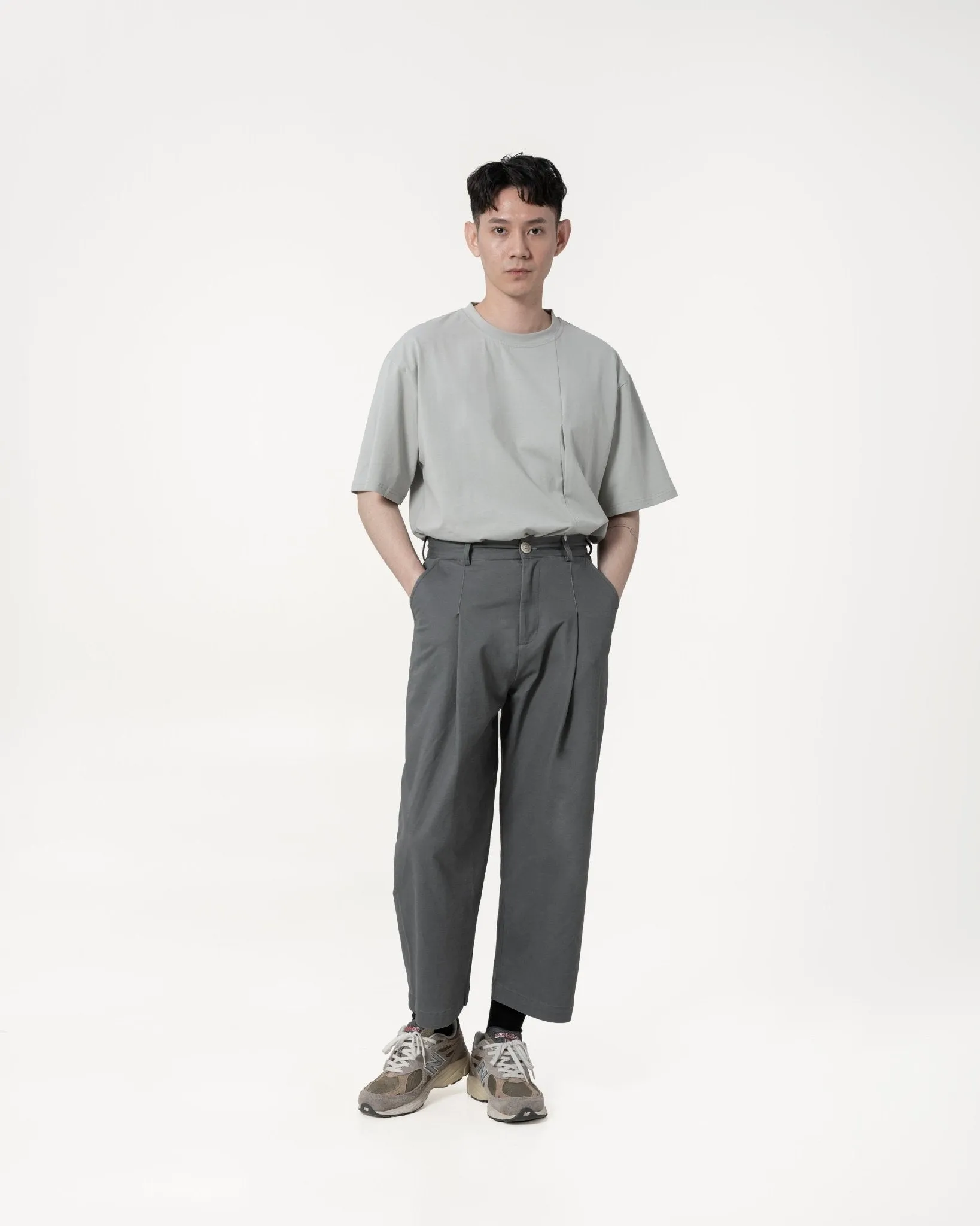 GRAYE Straight Cut Pants - Steel Gray