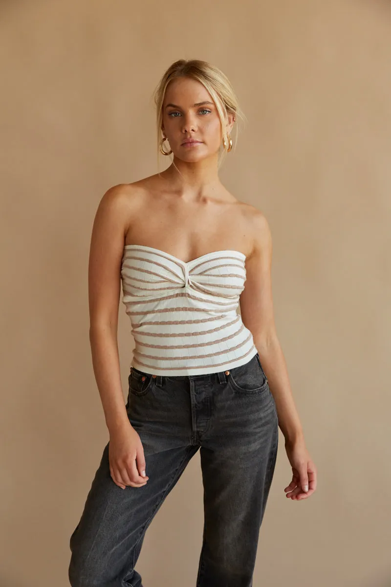 Hazel Twist Front Tube Top