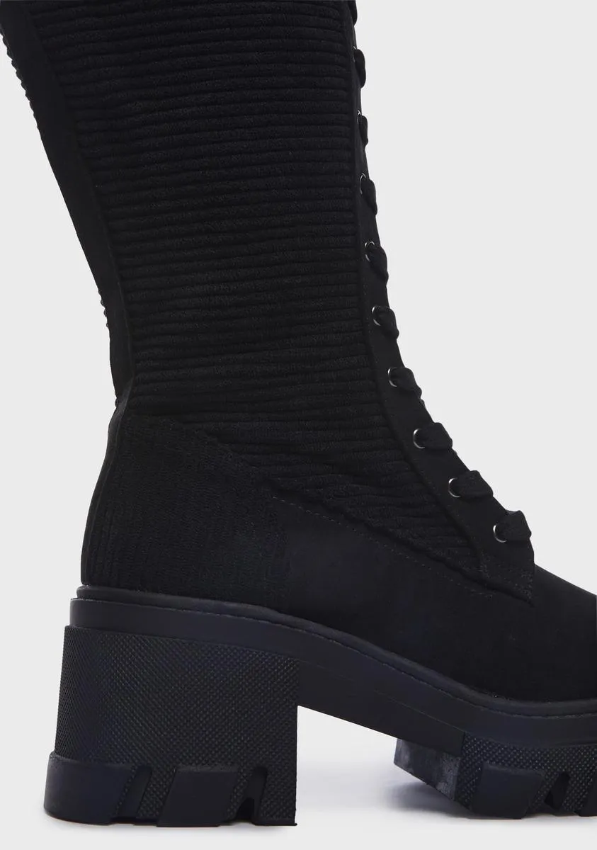 High Class Cutie Combat Boots