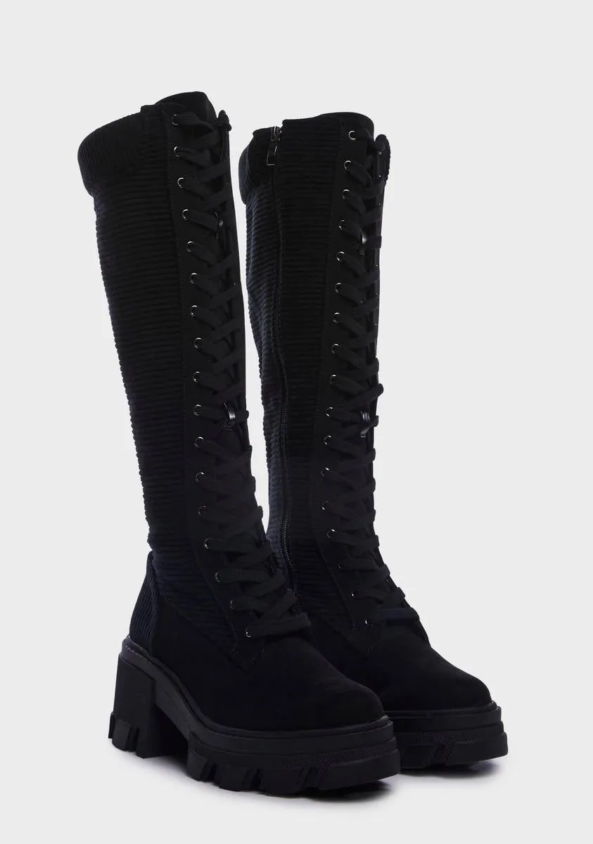 High Class Cutie Combat Boots