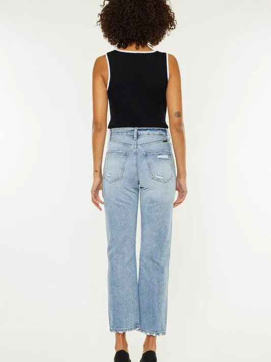 Kancan USA Rockin 90s Denim High-Rise Boyfriend Jeans