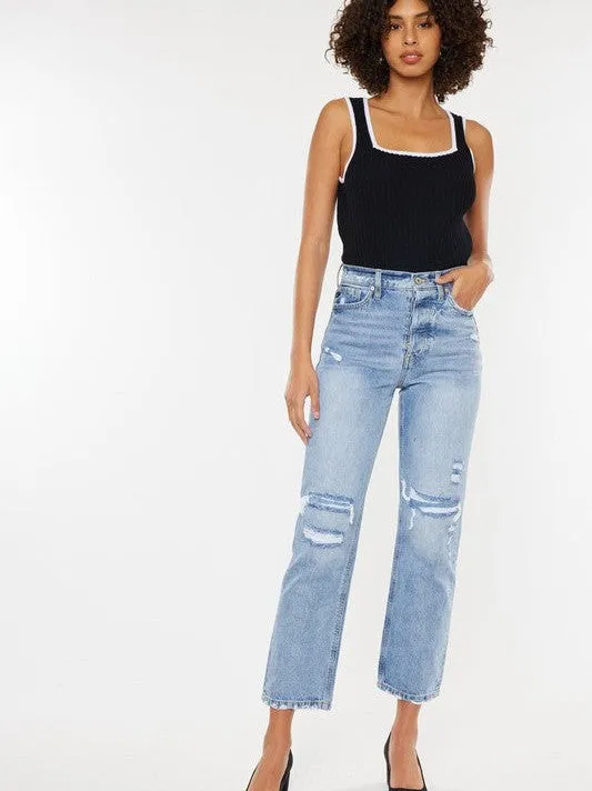 Kancan USA Rockin 90s Denim High-Rise Boyfriend Jeans