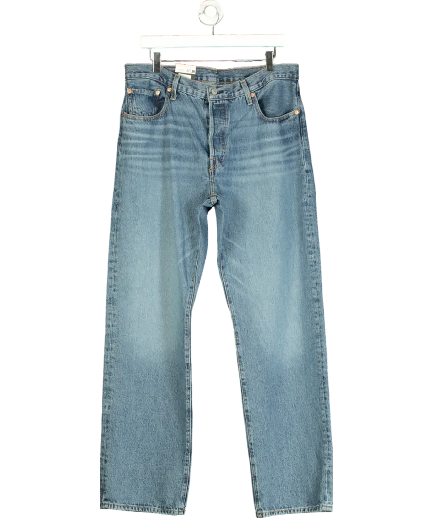 levis Blue 501 90s Mid Rise Jeans W32