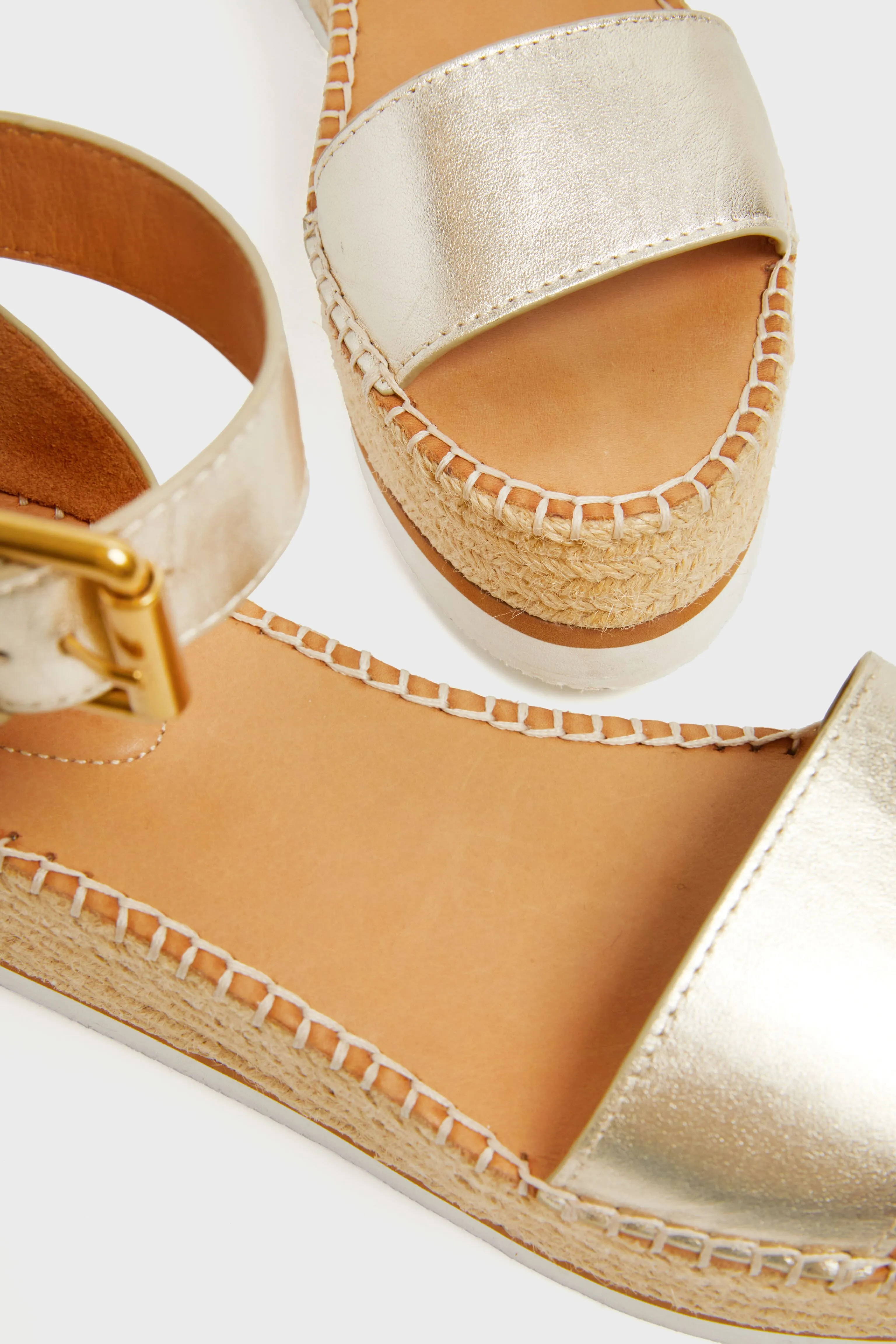 Light Gold Glyn Sandals