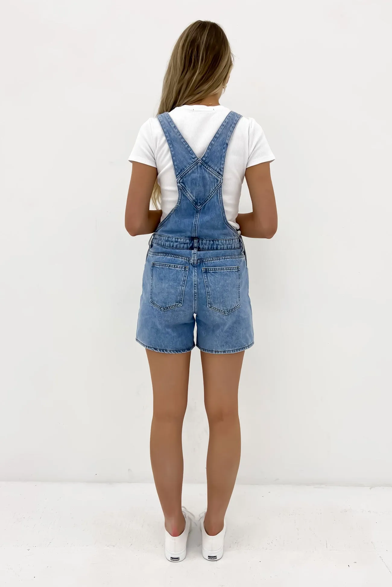 Madison Denim Overalls Light Blue