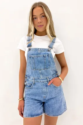 Madison Denim Overalls Light Blue