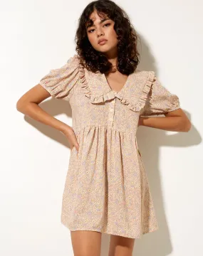 Madsen Skater Dress in 70's Prairie Girl Floral