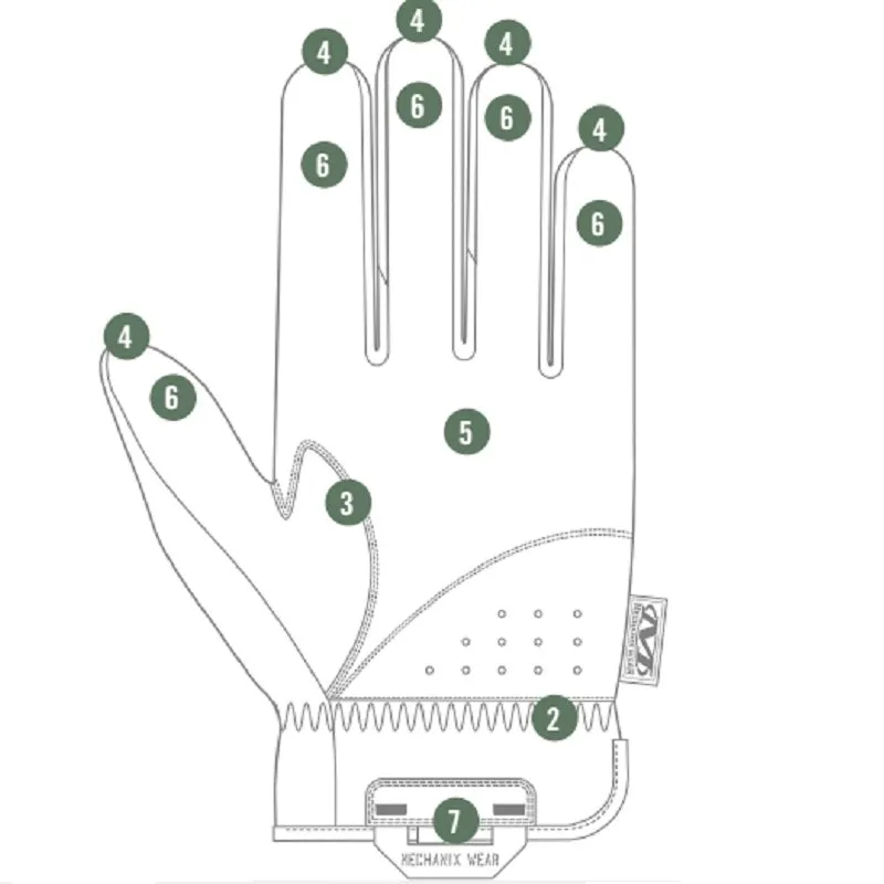 MECHANIX Gloves, Fastfit, Coyote