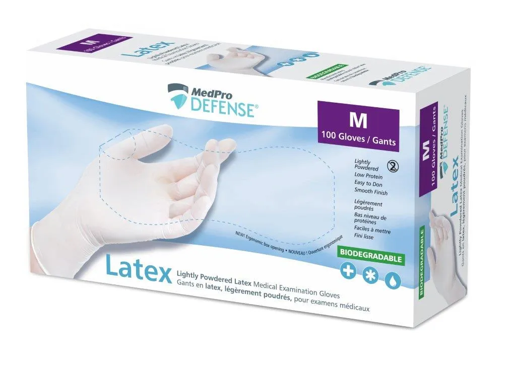 MedPro Defense Latex Gloves (100-pack)