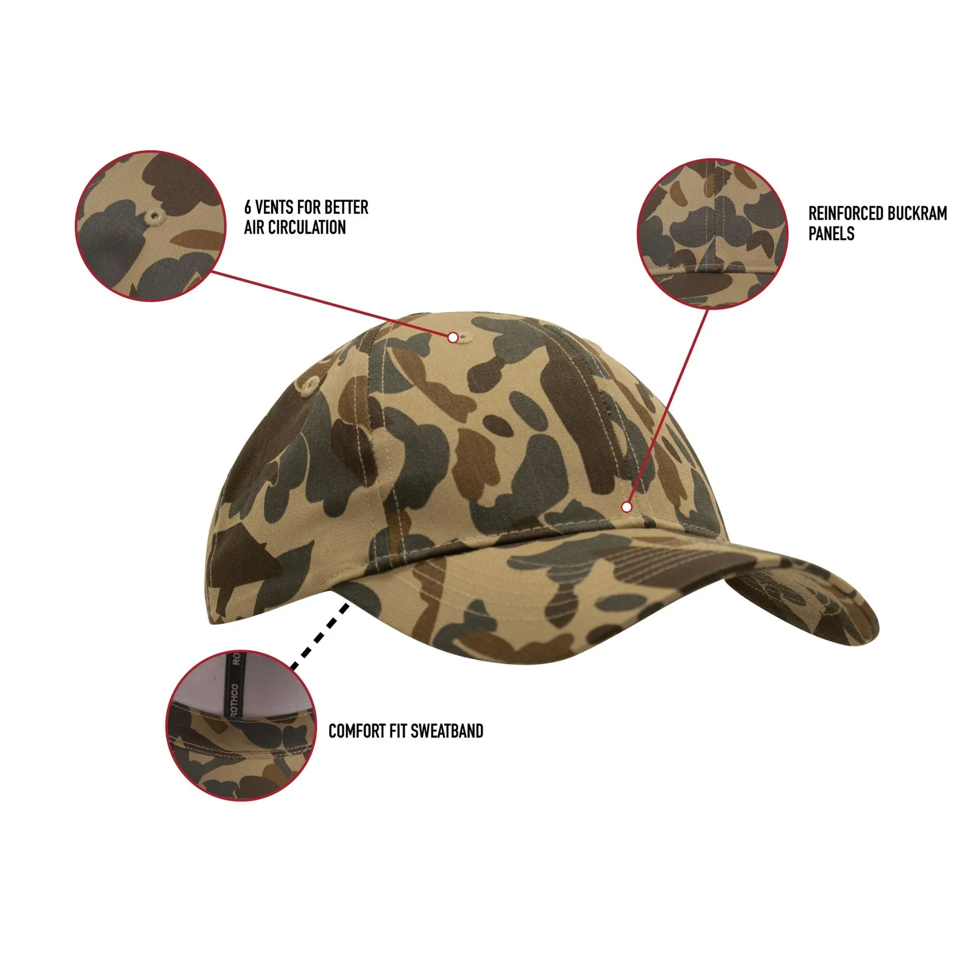 Midnight Black Camo - Military Low Profile Adjustable Baseball Cap