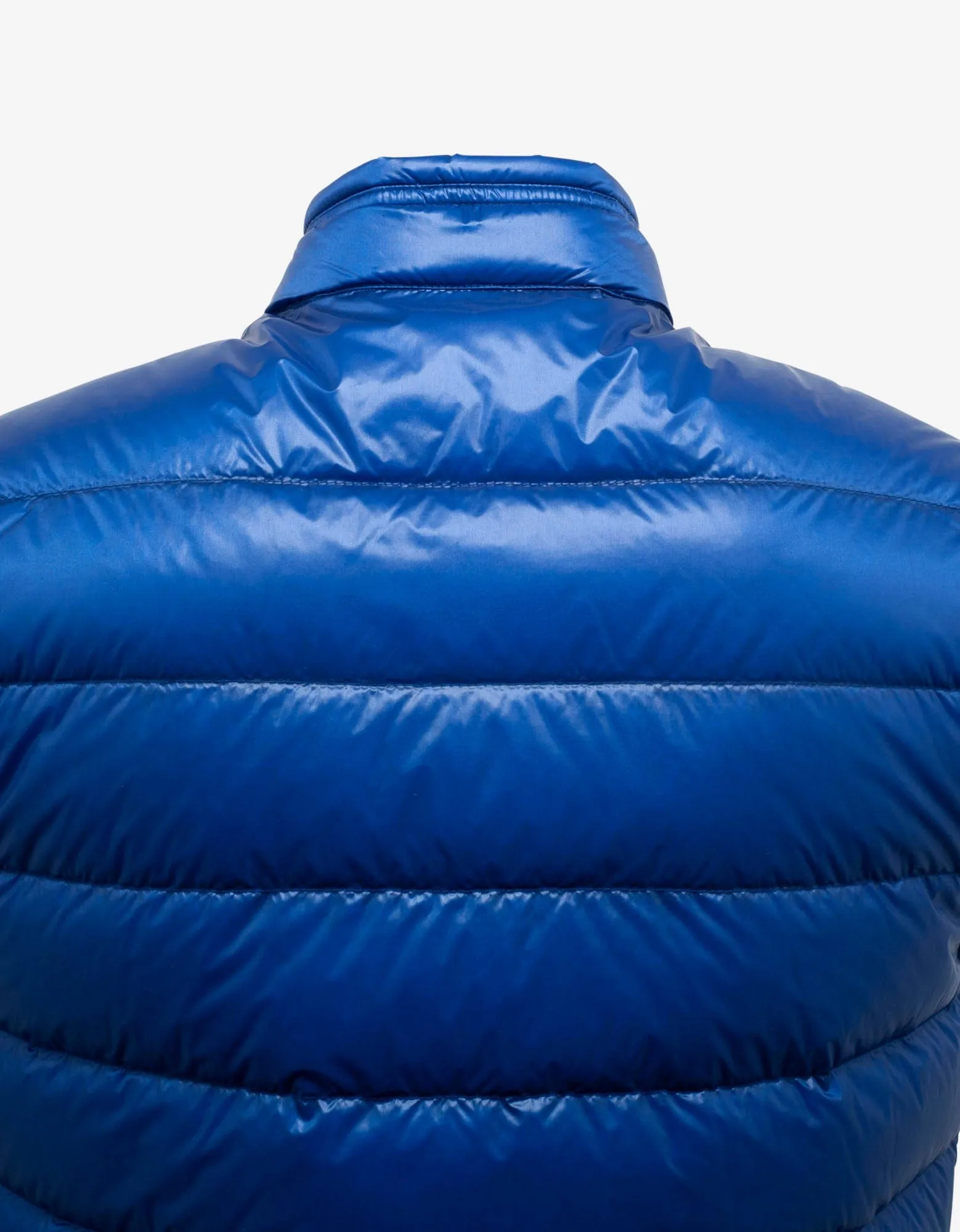 Moncler Gui Blue Nylon Down Gilet