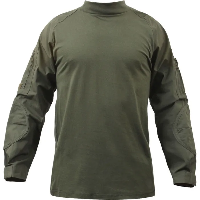 Olive Drab - Military Tactical Lightweight Flame Resistant Combat Shirt