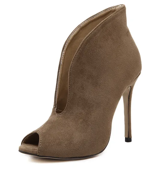 OPEN TOE OPEN FRONT BOOTIE