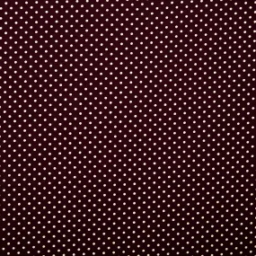 Printed Craft Canvas - TIC-TAC-TOE - Polka dots - Maroon