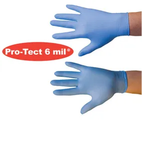 Pro-Tect 6-MIL Nitrile Gloves - Powder Free (100-pack)