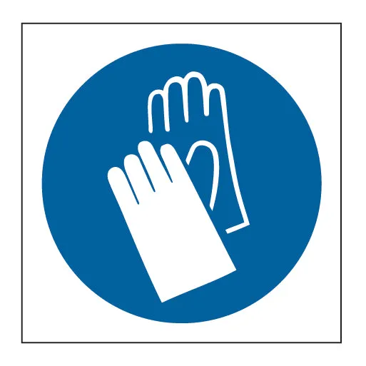 Protective Gloves Symbol Pictogram