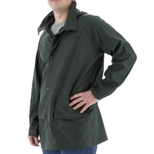 Rain Jackets - All-Season Waterproof Polyurethane with Concealable Hood (PK 5 Jackets) - Majestic