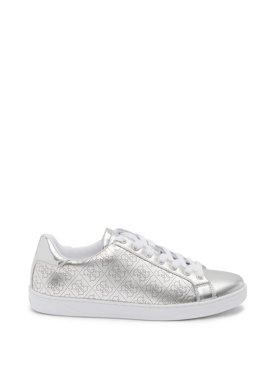 Silver Logo Rosalia Low Top Sneakers