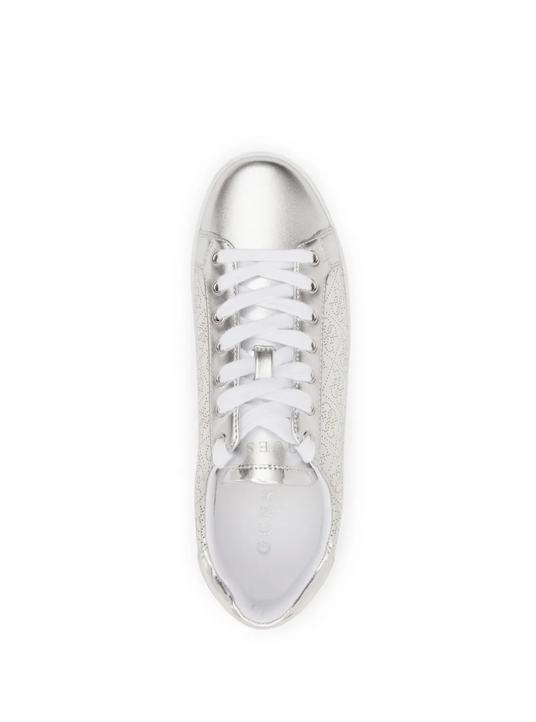 Silver Logo Rosalia Low Top Sneakers