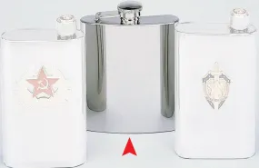 Silver - Shiny Flask - Stainless Steel