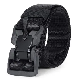 Tactical Belt Quick Release Magnetic Buckle Military Belt Soft Real Nylon Sports