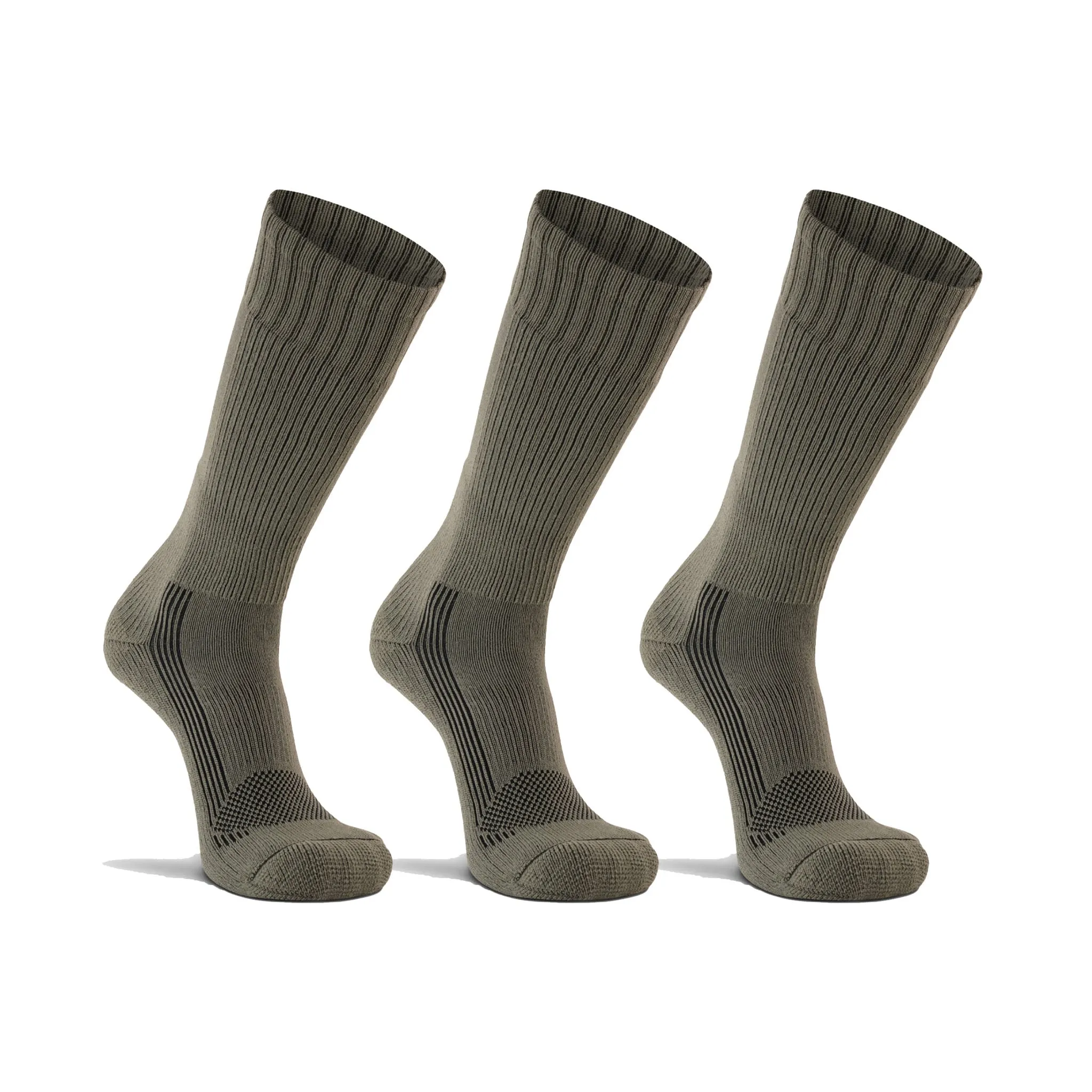 Tactical Boot Lightweight Mid-Calf Military Sock Bundle - 3 Pack