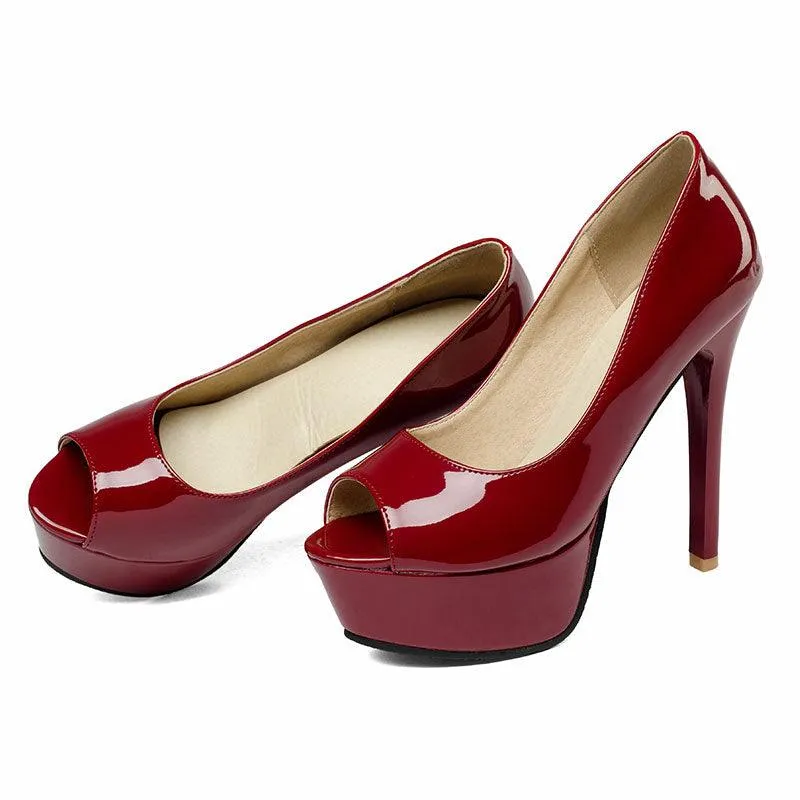 THE PEEP TOE PUMP